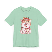 Cute Pig Short Sleeve Tshirt