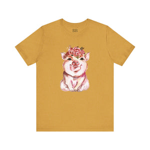 Cute Pig Short Sleeve Tshirt