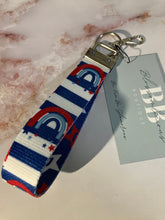 4th of July Key Fob Wristlet