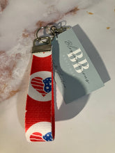 4th of July Key Fob Wristlet