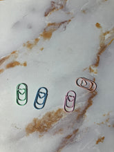 Mini heart pastel paper clips, mini paper clips, planner clips