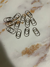 Mini Heart Paper Clips: Silver Planner Clips