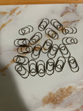 Mini Heart Paper Clips: Silver Planner Clips