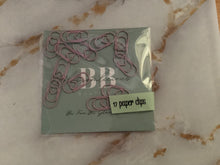 Purple Heart Pastel Paper Clips: Planner Clips