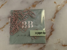Pink Heart Paper Clips: Pastel Planner Clips