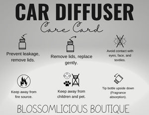 Car Diffuser Refill: 10ml Hanging Air Freshener