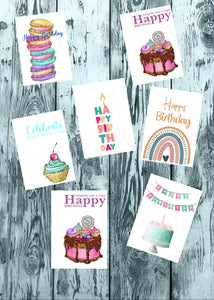 Surprise Greeting Cards Pack: Random Assortment with Kraft Envelopes