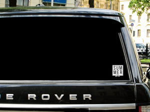 car window clings, summer vibes car stickers, summer collection car stickers