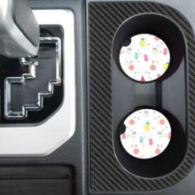 car coaster, tropical fruit summer collection
