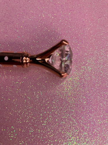 Diamond Ballpoint Pen: Retractable Twist Pen