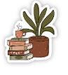 Book Lover Sticker Pack: Bookish Die Cut Stickers for Planners & Journals