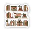 Book Lover Sticker Pack: Bookish Die Cut Stickers for Planners & Journals