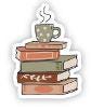 Book Lover Sticker Pack: Bookish Die Cut Stickers for Planners & Journals