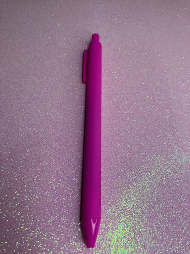 Hot Pink Gel Pen: 0.5mm Fine Point, Black Ink