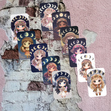 Celestial Chibi Character Collector Cards: Anime Girls, Glossy finish