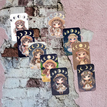 Celestial Chibi Character Collector Cards: Anime Girls, Glossy finish