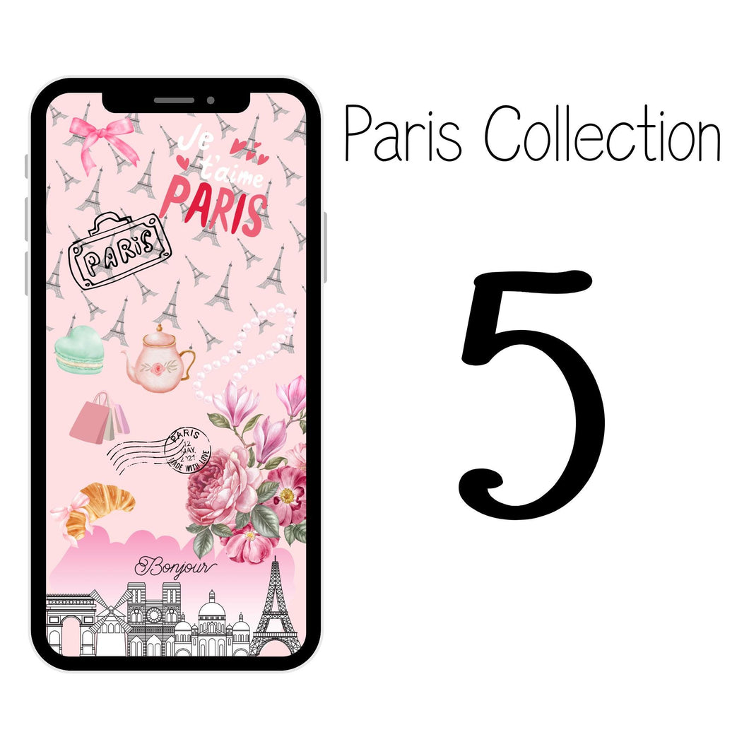 Paris Phone Wallpaper – Paris Aesthetic Digital Background for iPhone & Android