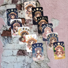Celestial Chibi Character Collector Cards: Anime Girls, Glossy finish