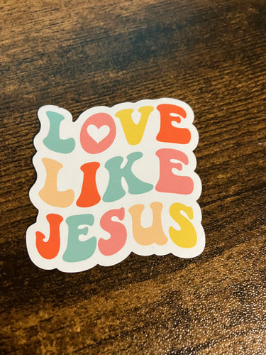 Love like Jesus magnet