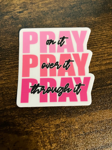 Pray Die Cut sticker